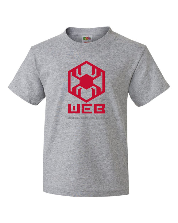 Adults Spiderman 'Worldwide Engineering Brigade' T shirt