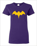 Ladies Classic Batgirl  100% Cotton T Shirt DC Comics