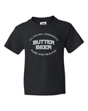 Kids Unisex Harry Potter Butter Beer T Shirt Black/Grey