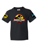 Adults Unisex "Jurassic Park Ranger"  T Shirt Available in Grey,Black,White