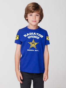 Kids Unisex Sheriffs T Shirt From Disney's Cars