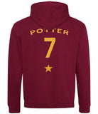 Kids Unisex Harry Potter Quidditch Maroon Hoodie