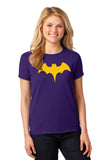 Ladies Classic Batgirl  100% Cotton T Shirt DC Comics