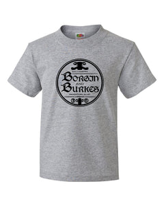 Adults Unisex Harry Potter Borgins & Burke T Shirt Black/Grey