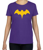 Ladies Classic Batgirl  100% Cotton T Shirt DC Comics