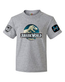 Kids Unisex "Jurassic World Security Guards"  T Shirt Avalible in Grey,Black,White