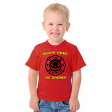 Kids Radiator Springs Fire Service T Shirt Unisex