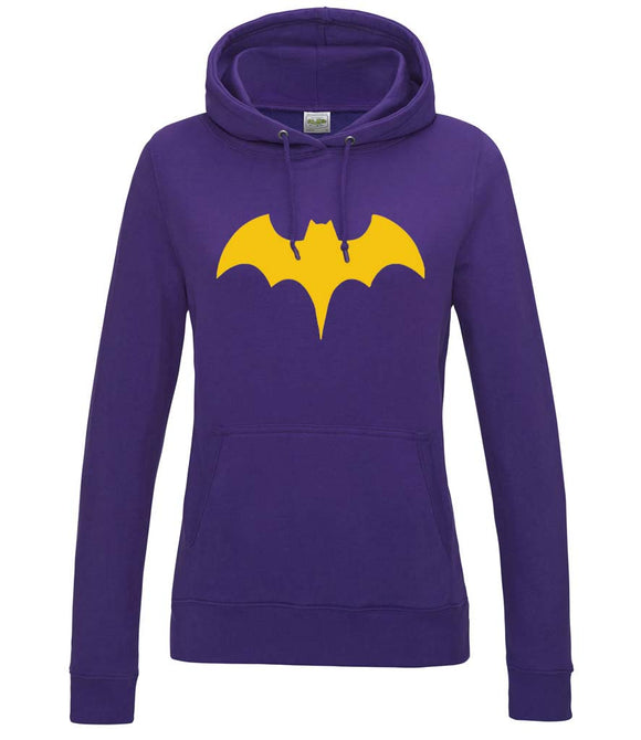 Kids Classic Batgirl Hoodie  80% Cotton 20% Polyester T Shirt DC Comics