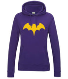 Ladies Classic Batgirl  80% Cotton 20% Polyester Hoodie DC Comics