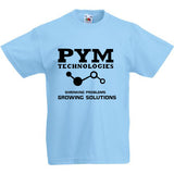 Adults Unisex "PYM TECHNOLOGIES" T Shirt Many Colours