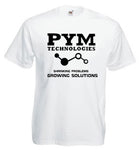 Adults Unisex "PYM TECHNOLOGIES" T Shirt Many Colours