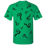 Kids Unisex  Riddler T Shirt  From Batman forever 1995  Jim Careys version of the Riddler