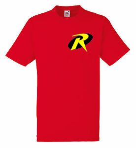 Kids Classic Robin 100% Cotton T Shirt DC Comics