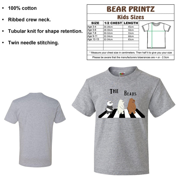 Kids We Bare Bears (Abbey Rd) T-SHIRT