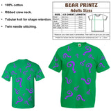 Adults Unisex Riddler T Shirt  From Batman forever 1995  Jim Careys version of the Riddler (Purple Version)