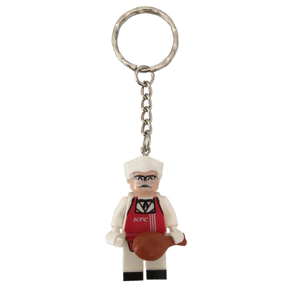 Very Rare Colonel Sanders Mini-figure Keyring
