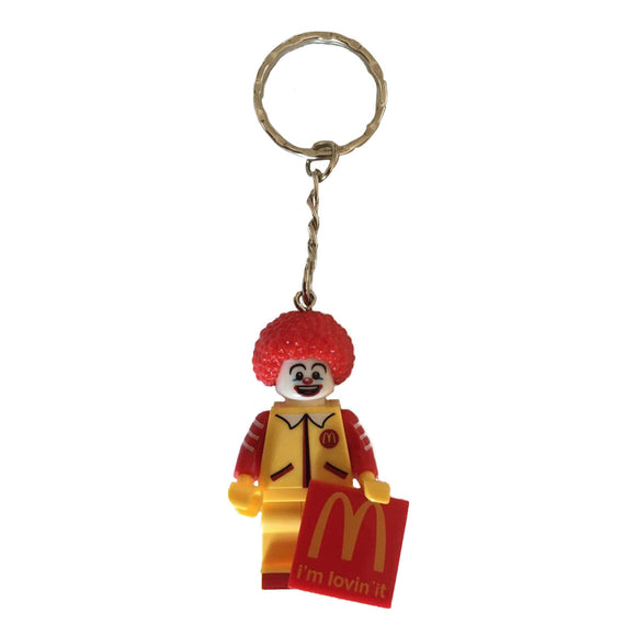 Ronald McDonald Minifigure Keyring