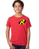 Kids Classic Robin 100% Cotton T Shirt DC Comics