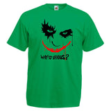 Kids Unisex "Joker" T Shirt Avalible In Green, Grey, White Cotton Shirts