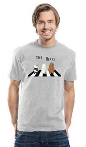 Adult We Bare Bears (Abbey Rd) T-SHIRT