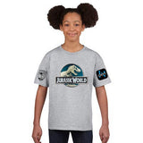 Kids Unisex "Jurassic World Security Guards"  T Shirt Avalible in Grey,Black,White