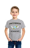 Kids Unisex Buzz Lightyears "Space Rangers Academy" T Shirt From Toy Story