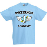 Adults  Unisex Buzz Lightyears "Space Rangers Academy" T Shirt From Toy Story