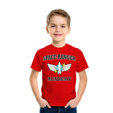 Kids Unisex Buzz Lightyears "Space Rangers Academy" T Shirt From Toy Story