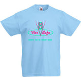 Kids T-Shirt of Flo's V8 Cafe From Disney's Cars