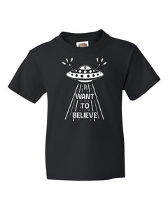 Adults X Files Based "I Want To Believe" Unisex T-shirt