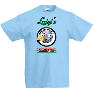 Unisex Kids Luigi & Guido Casa Della Tyres T-Shirt