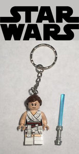 Star Wars Rey Deserts Jedi Minifigure Keyring