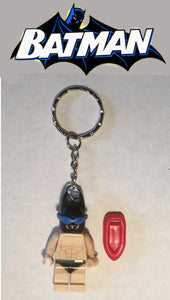 Beach Batman Minifigure Keyring