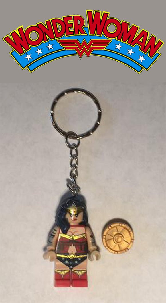 Wonder Woman Minifigure Keyring