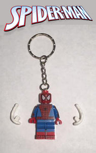 Spiderman Minifigure Keyring