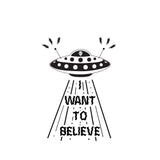 Adults X Files Based "I Want To Believe" Unisex T-shirt