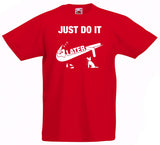 Adults Unisex Just Do It Later T shirt with Person Asleep and Dog Waiting For A Walk