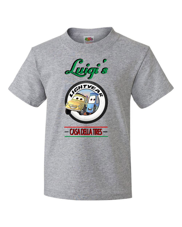 Unisex Adults Luigi & Guido Casa Della Tyres T-Shirt