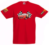 Kids  Lightening McQueen  T Shirt  Unisex