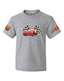 Kids  Lightening McQueen  T Shirt  Unisex