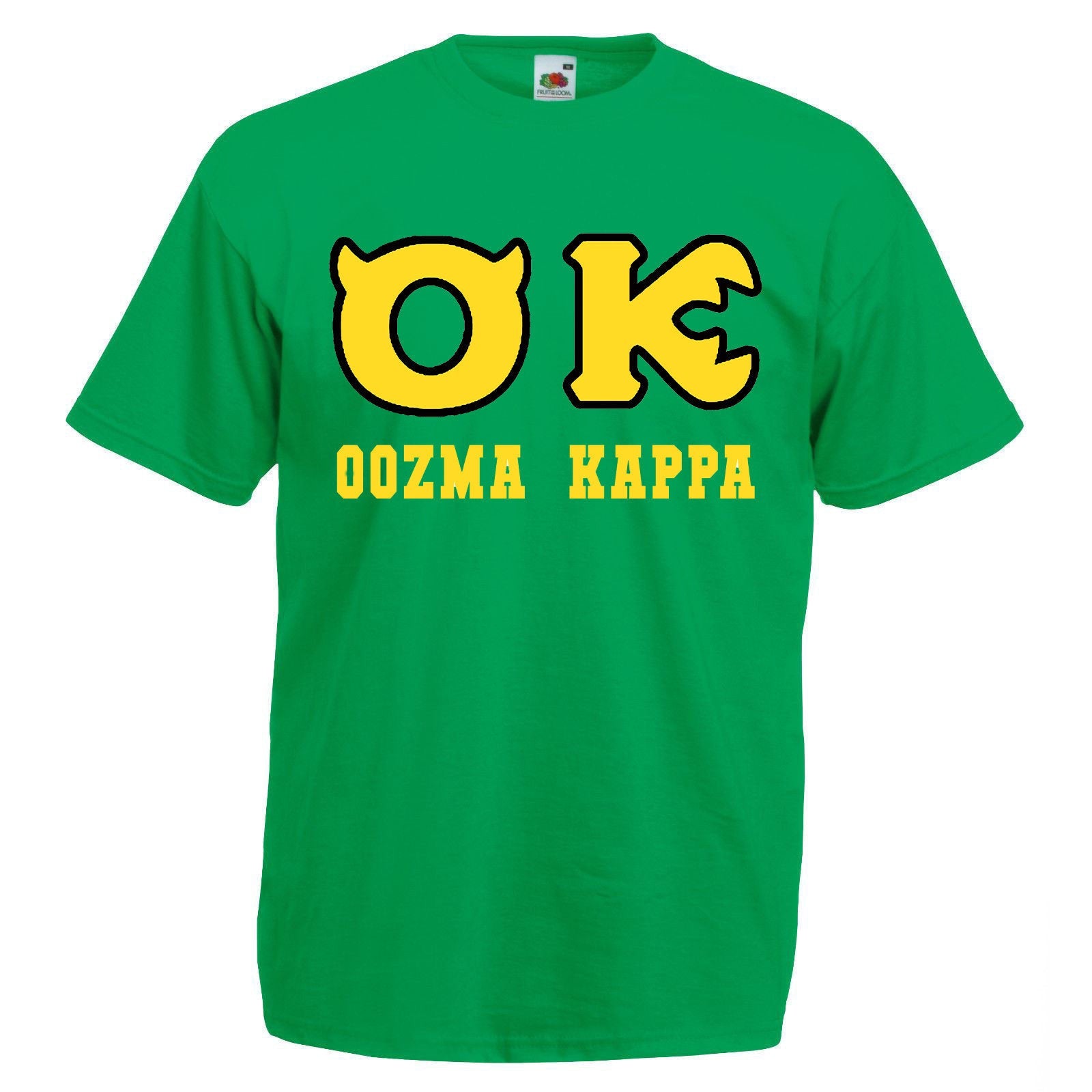 monsters inc shirt adults Adults Unisex Monsters Inc "OOZMA KAPPA" Fraternity T Shirt – Bear Printz