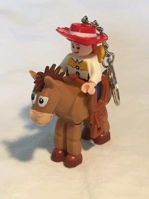 Toy Story Jesse and Bullseye Minifigure Keyring