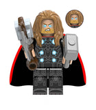 Thor Final Battle With Hammer And Axe  Endgame Minifigure Key Ring