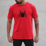 Adults Red Spiderman Far From Home T-Shirt 100% Cotton