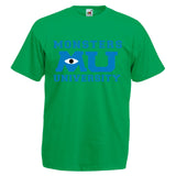 Adults Unisex "Monsters University" T Shirt Many Colours