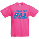 Adults Unisex "Monsters University" T Shirt Many Colours