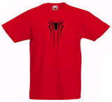 Adults Black or Red Spiderman T-Shirt 100% Cotton